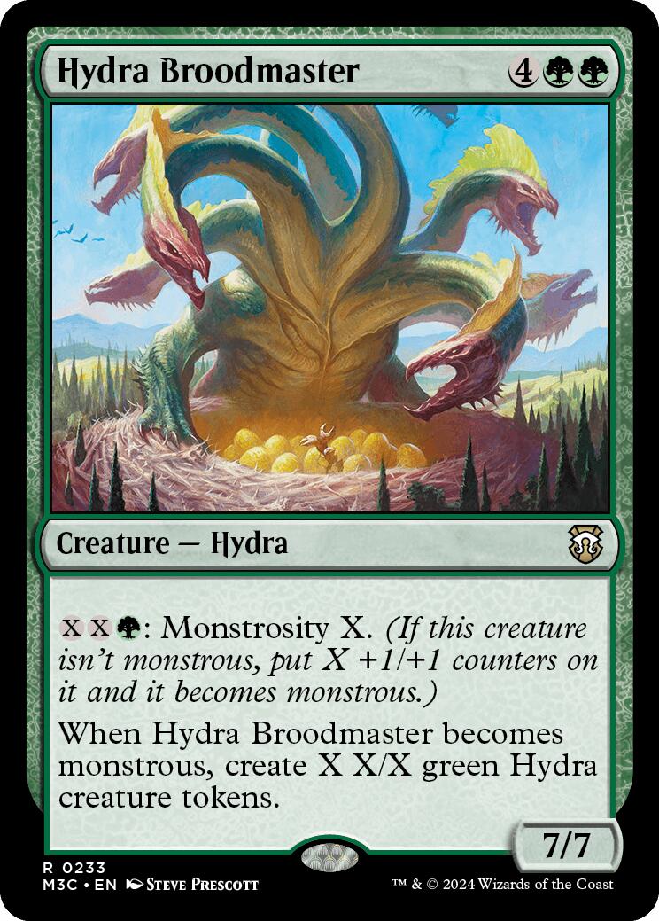 Hydra Broodmaster [Modern Horizons 3 Commander] | Dumpster Cat Games