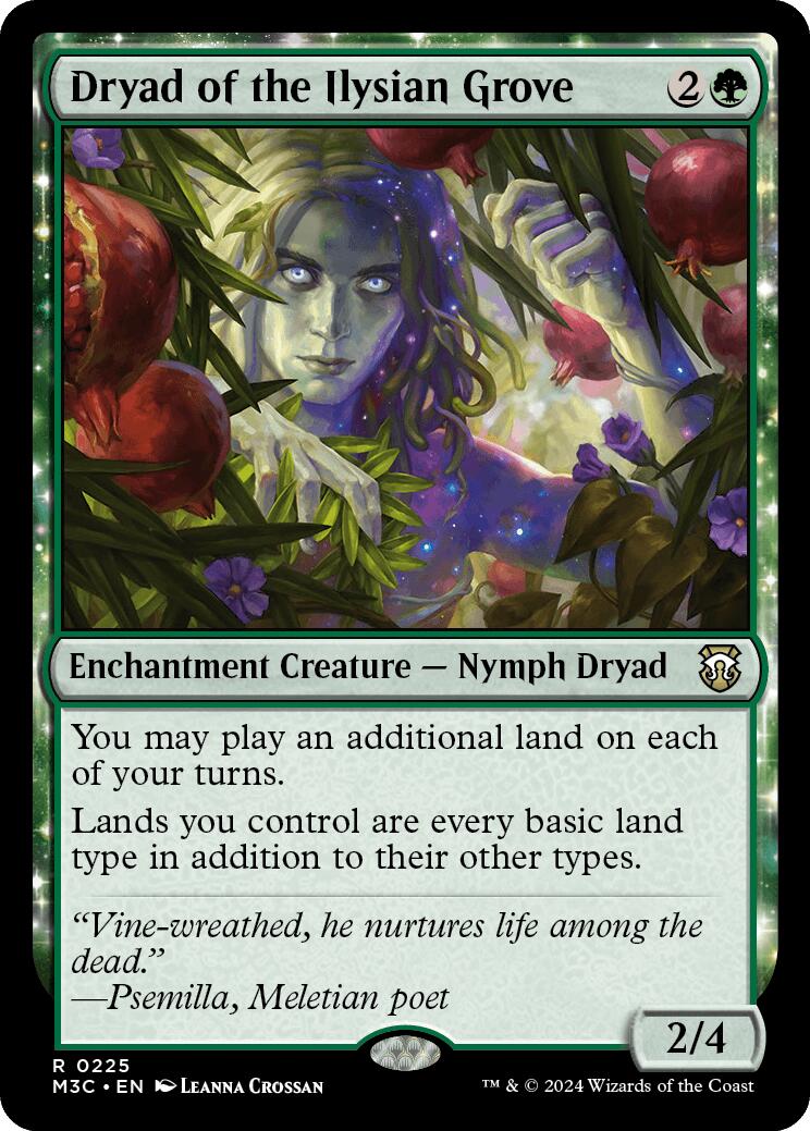 Dryad of the Ilysian Grove [Modern Horizons 3 Commander] | Dumpster Cat Games