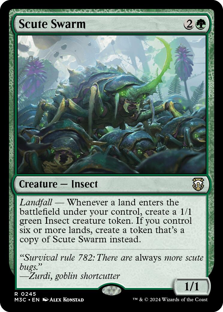 Scute Swarm [Modern Horizons 3 Commander] | Dumpster Cat Games