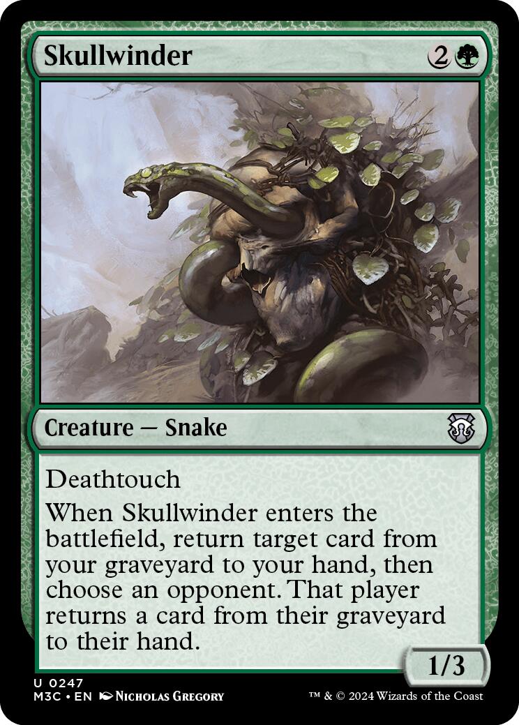 Skullwinder [Modern Horizons 3 Commander] | Dumpster Cat Games