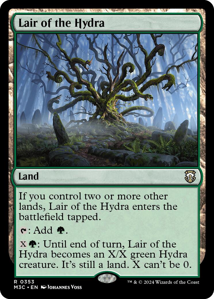 Lair of the Hydra [Modern Horizons 3 Commander] | Dumpster Cat Games