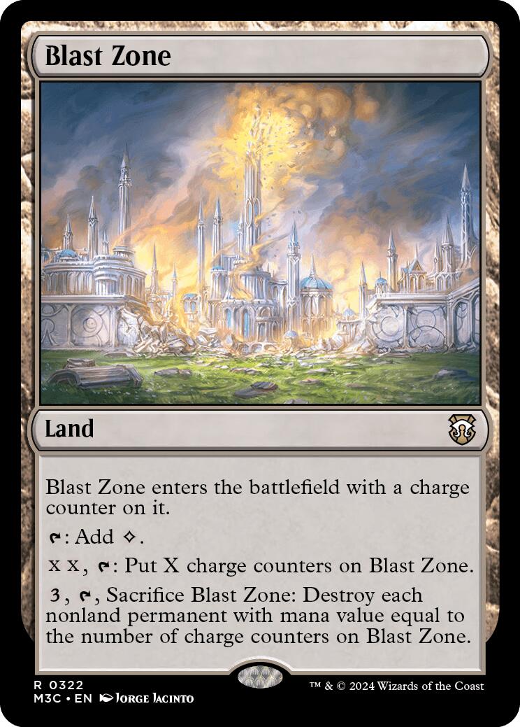 Blast Zone [Modern Horizons 3 Commander] | Dumpster Cat Games