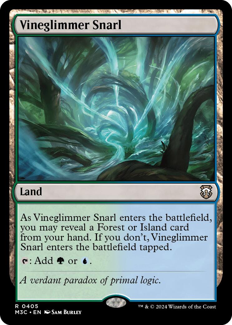 Vineglimmer Snarl [Modern Horizons 3 Commander] | Dumpster Cat Games