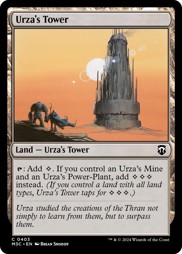 Urza's Tower [Modern Horizons 3 Commander] | Dumpster Cat Games