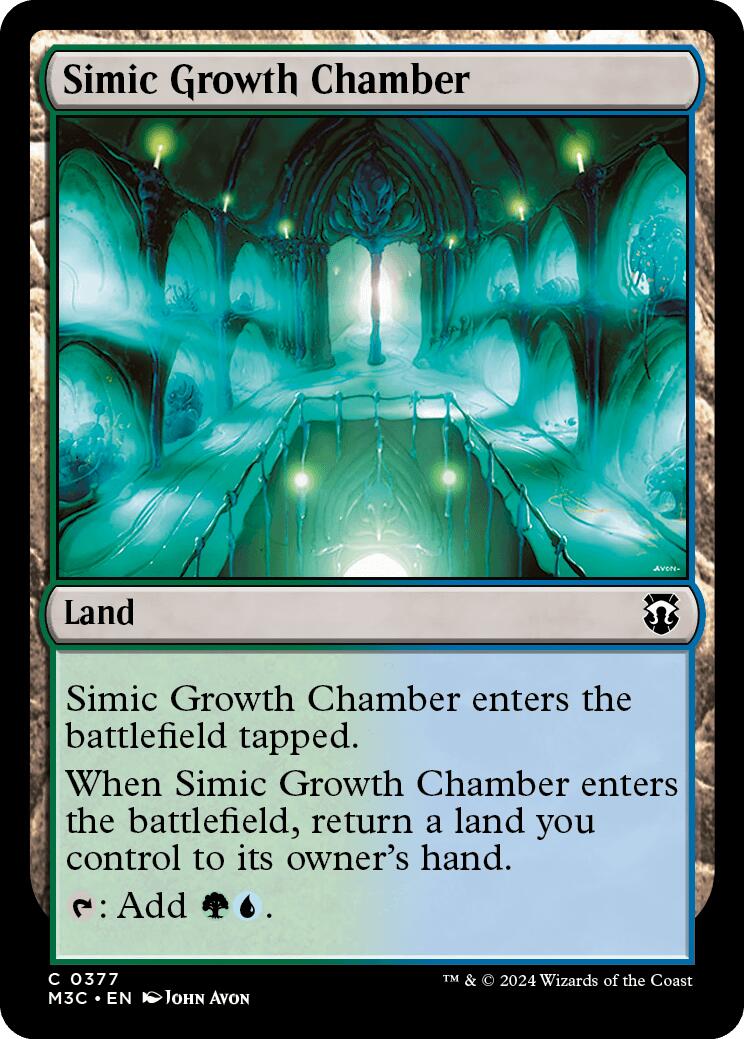 Simic Growth Chamber [Modern Horizons 3 Commander] | Dumpster Cat Games