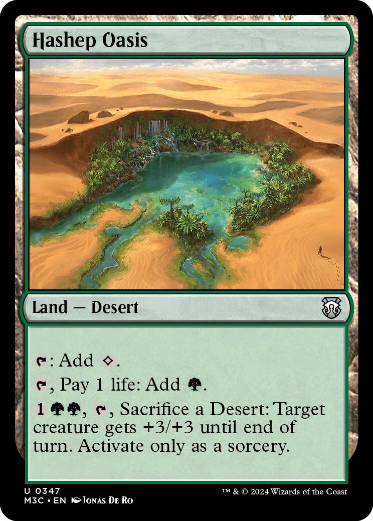 Hashep Oasis [Modern Horizons 3 Commander] | Dumpster Cat Games