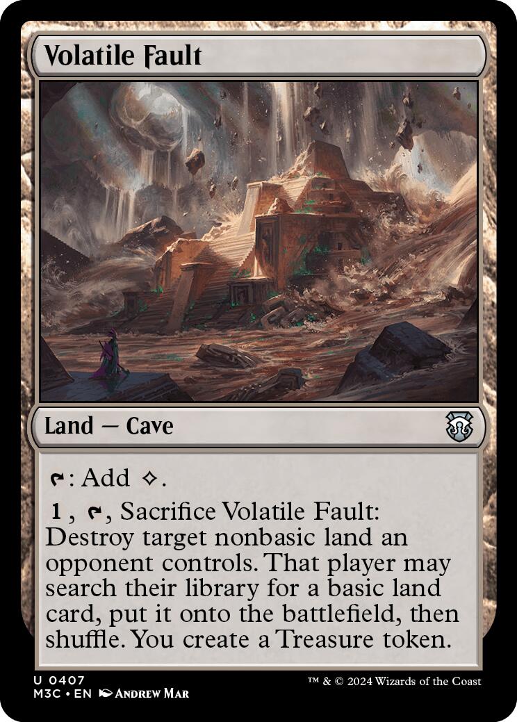 Volatile Fault [Modern Horizons 3 Commander] | Dumpster Cat Games