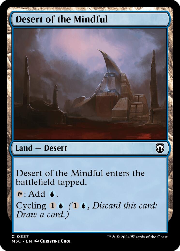 Desert of the Mindful [Modern Horizons 3 Commander] | Dumpster Cat Games