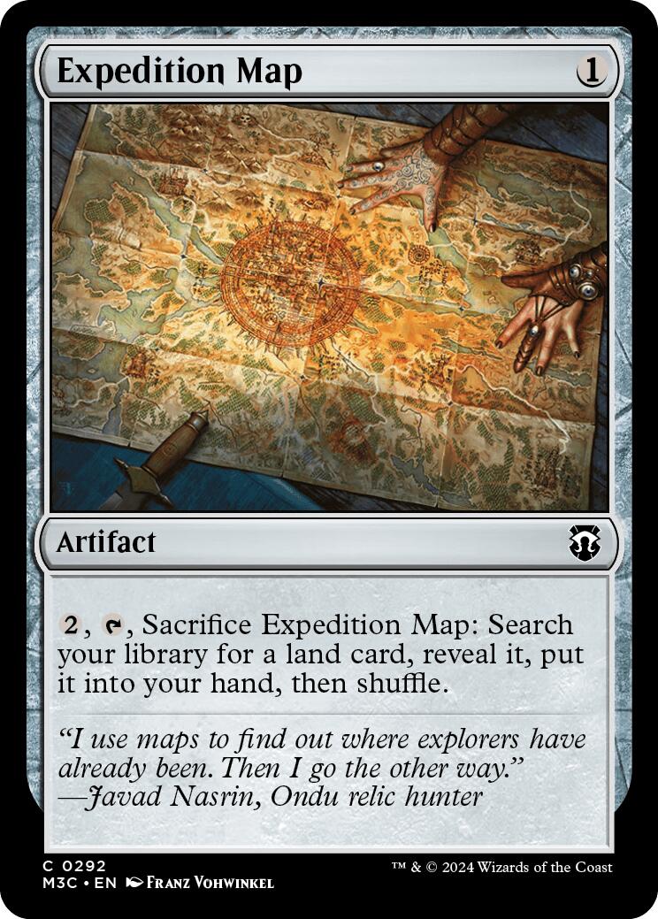 Expedition Map [Modern Horizons 3 Commander] | Dumpster Cat Games