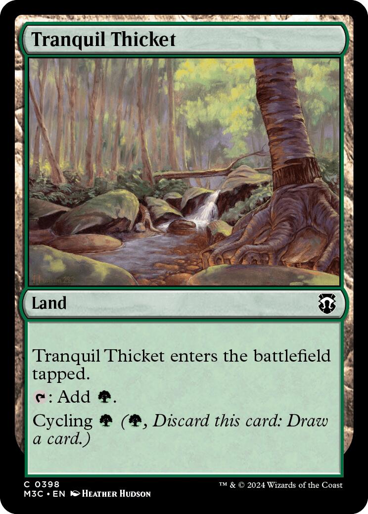 Tranquil Thicket [Modern Horizons 3 Commander] | Dumpster Cat Games