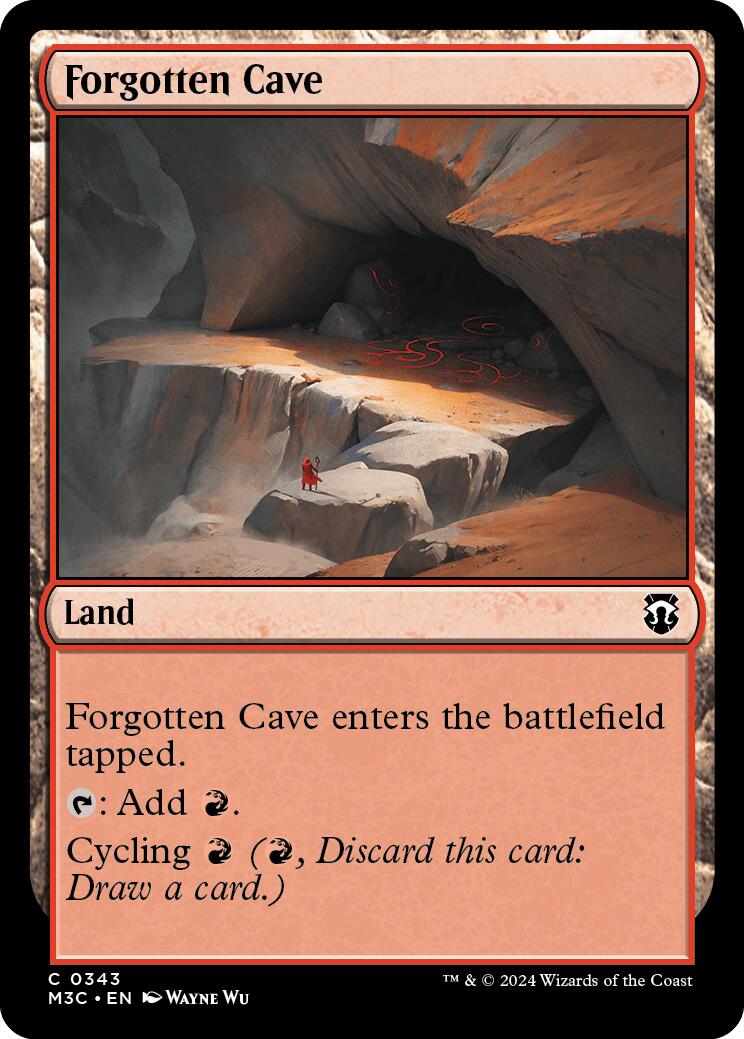 Forgotten Cave [Modern Horizons 3 Commander] | Dumpster Cat Games