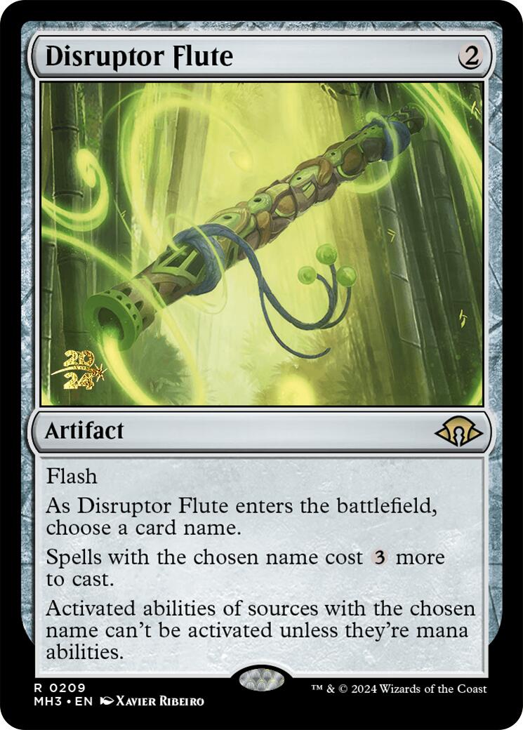 Disruptor Flute [Modern Horizons 3 Prerelease Promos] | Dumpster Cat Games