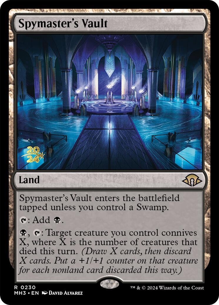Spymaster's Vault [Modern Horizons 3 Prerelease Promos] | Dumpster Cat Games