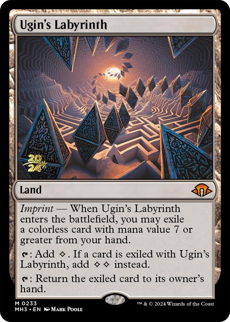 Ugin's Labyrinth [Modern Horizons 3 Prerelease Promos] | Dumpster Cat Games