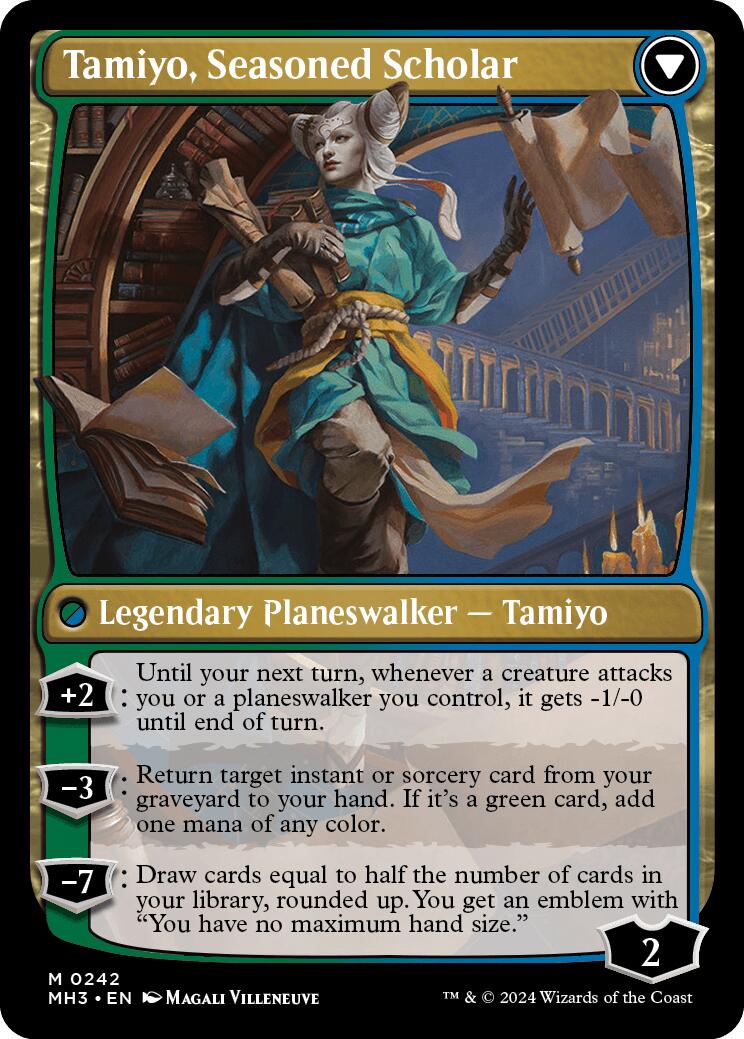 Tamiyo, Inquisitive Student [Modern Horizons 3 Prerelease Promos] | Dumpster Cat Games