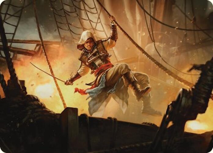 Edward Kenway Art Card [Assassin's Creed Art Series] | Dumpster Cat Games