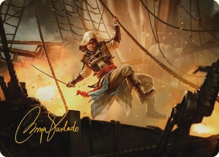 Edward Kenway Art Card (Gold-Stamped Signature) [Assassin's Creed Art Series] | Dumpster Cat Games