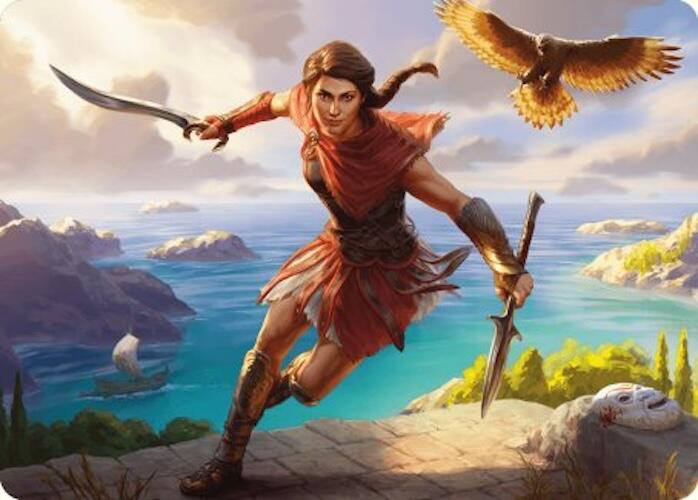 Kassandra, Eagle Bearer Art Card [Assassin's Creed Art Series] | Dumpster Cat Games