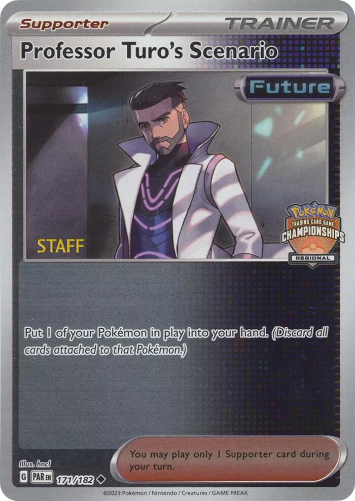 Professor Turo's Scenario (171/182) (2023 Regional Championships Staff) [League & Championship Cards] | Dumpster Cat Games