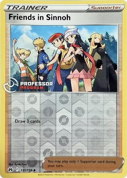 Friends in Sinnoh (131/159) (2023) [Professor Program Promos] | Dumpster Cat Games