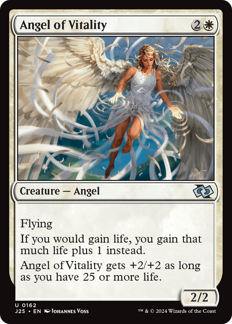 Angel of Vitality [Foundations Jumpstart] | Dumpster Cat Games