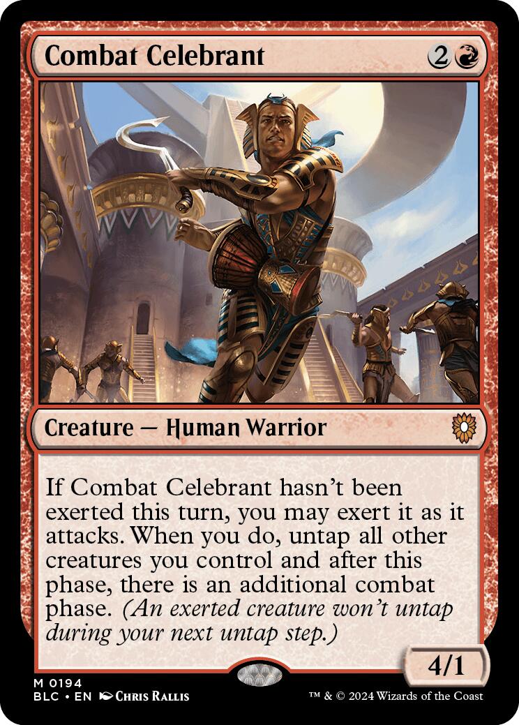 Combat Celebrant [Bloomburrow Commander] | Dumpster Cat Games