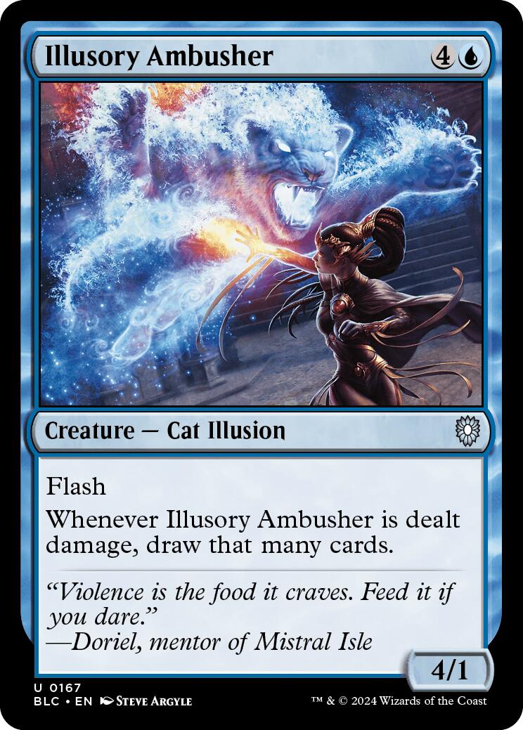 Illusory Ambusher [Bloomburrow Commander] | Dumpster Cat Games