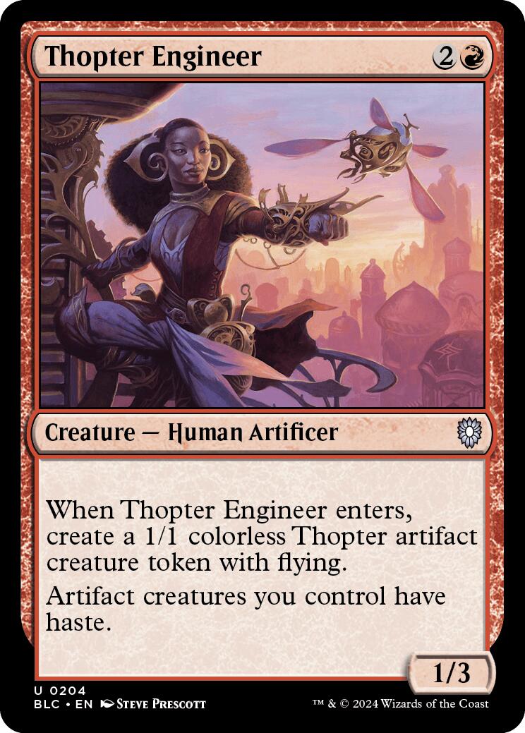 Thopter Engineer [Bloomburrow Commander] | Dumpster Cat Games