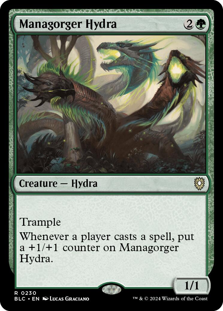 Managorger Hydra [Bloomburrow Commander] | Dumpster Cat Games