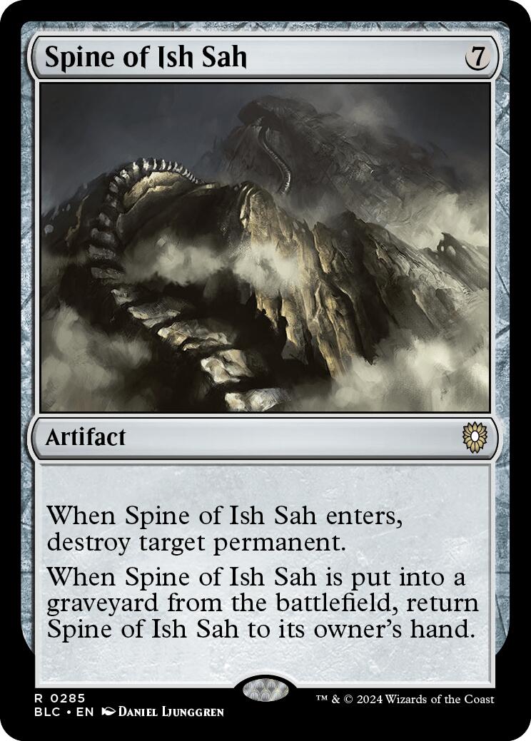 Spine of Ish Sah [Bloomburrow Commander] | Dumpster Cat Games