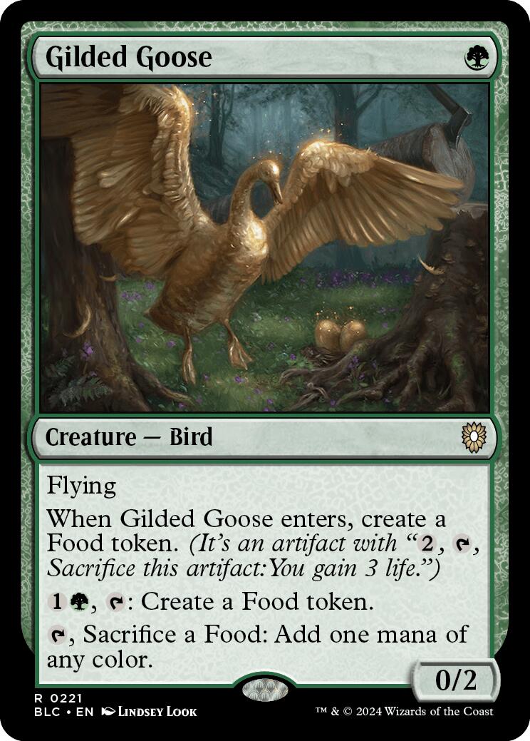 Gilded Goose [Bloomburrow Commander] | Dumpster Cat Games