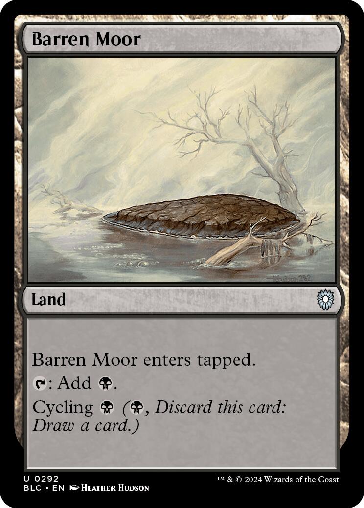 Barren Moor [Bloomburrow Commander] | Dumpster Cat Games