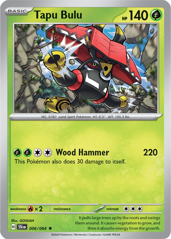 Tapu Bulu (006/064) [Scarlet & Violet: Shrouded Fable] | Dumpster Cat Games