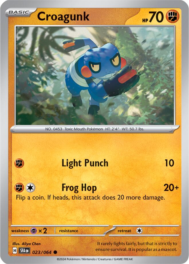 Croagunk (023/064) [Scarlet & Violet: Shrouded Fable] | Dumpster Cat Games