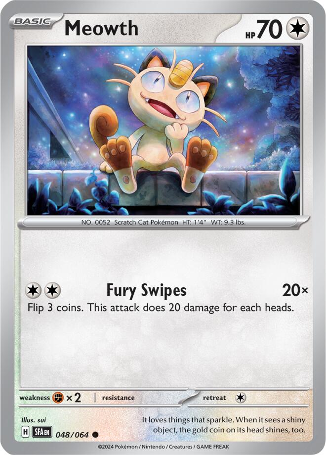 Meowth (048/064) [Scarlet & Violet: Shrouded Fable] | Dumpster Cat Games