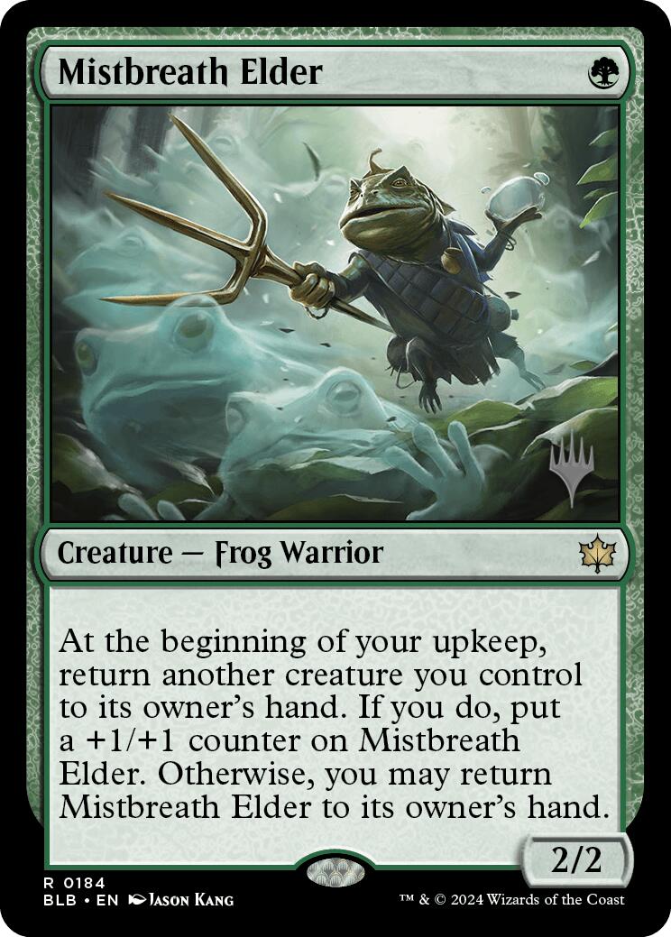 Mistbreath Elder (Promo Pack) [Bloomburrow Promos] | Dumpster Cat Games