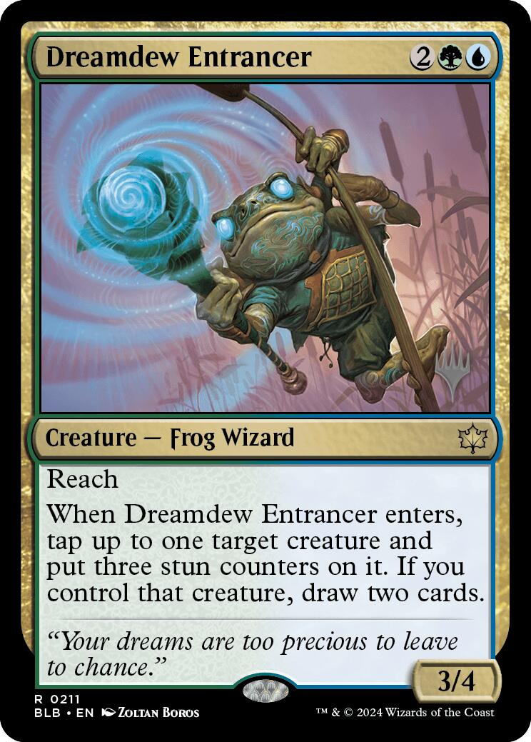 Dreamdew Entrancer (Promo Pack) [Bloomburrow Promos] | Dumpster Cat Games