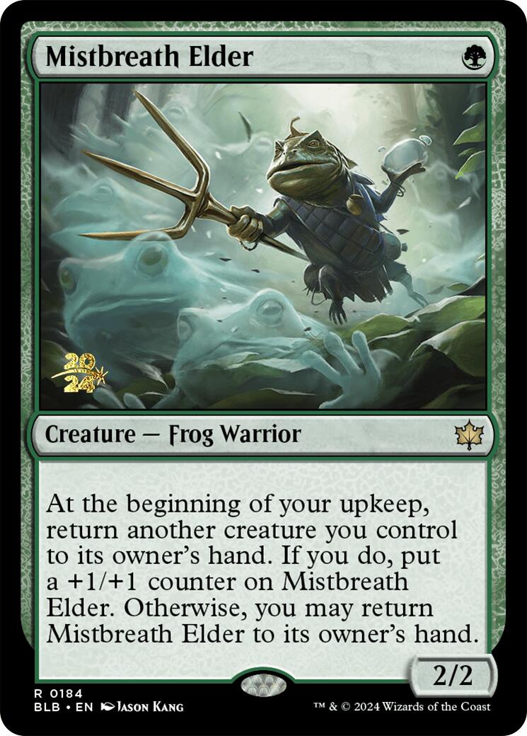 Mistbreath Elder [Bloomburrow Prerelease Promos] | Dumpster Cat Games