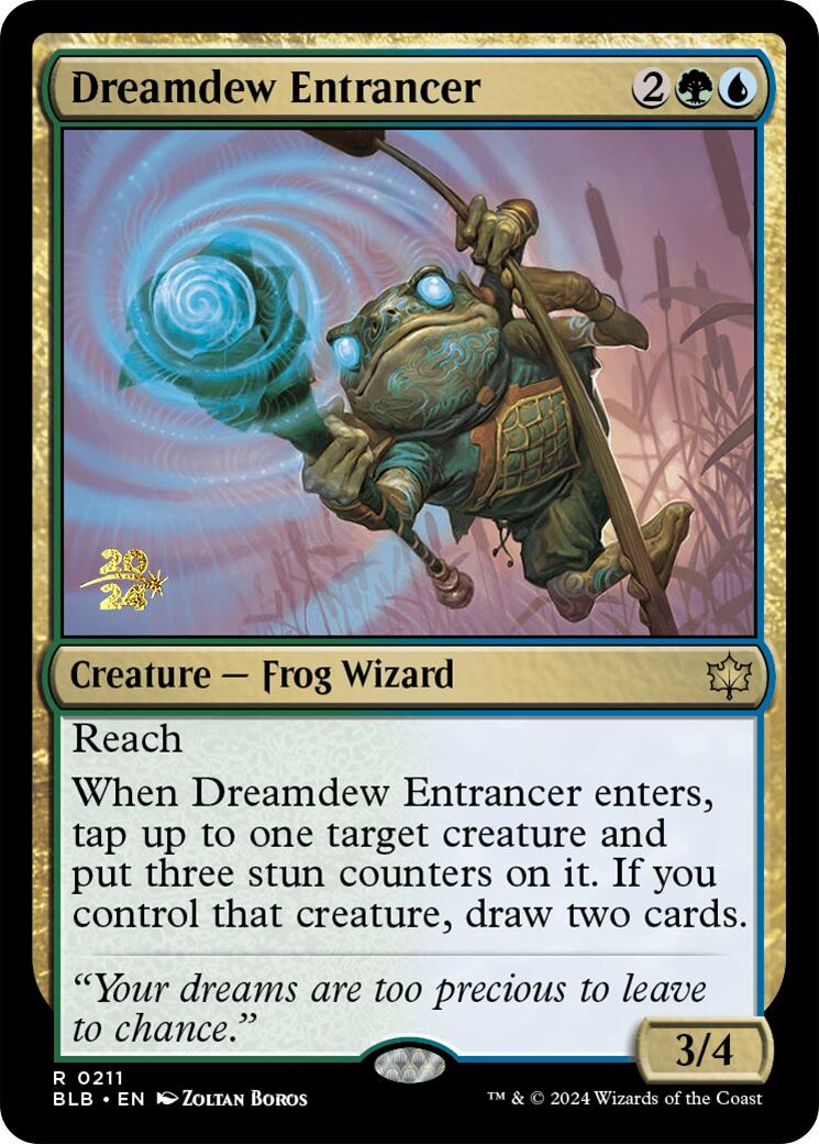 Dreamdew Entrancer [Bloomburrow Prerelease Promos] | Dumpster Cat Games