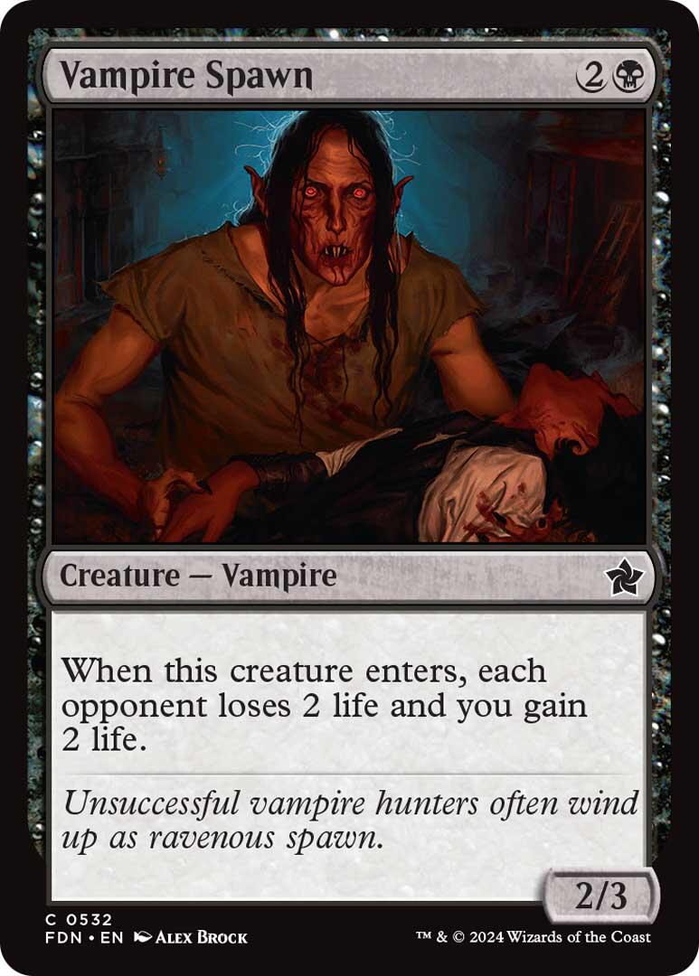 Vampires Deck Theme Card [Foundations] | Dumpster Cat Games