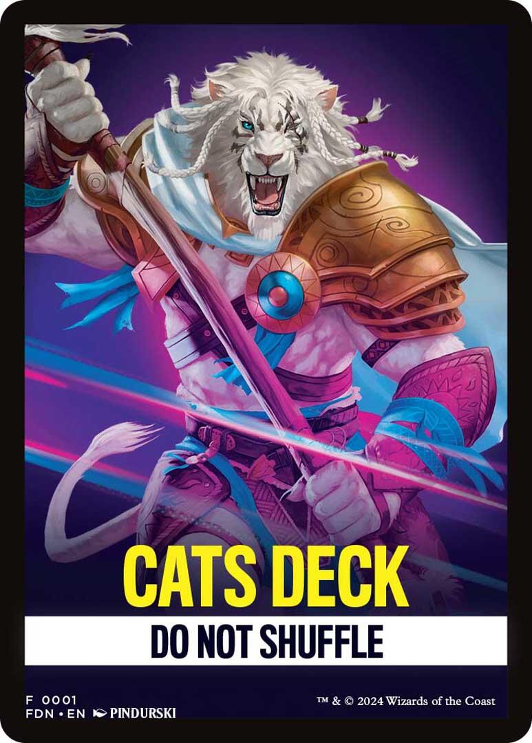 Cats Deck Theme Card [Foundations] | Dumpster Cat Games