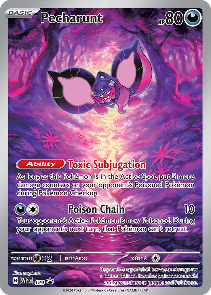 Pecharunt (129) [Scarlet & Violet: Black Star Promos] | Dumpster Cat Games