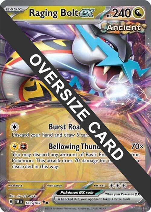 Raging Bolt ex (123) (Jumbo Card) [Scarlet & Violet: Black Star Promos] | Dumpster Cat Games