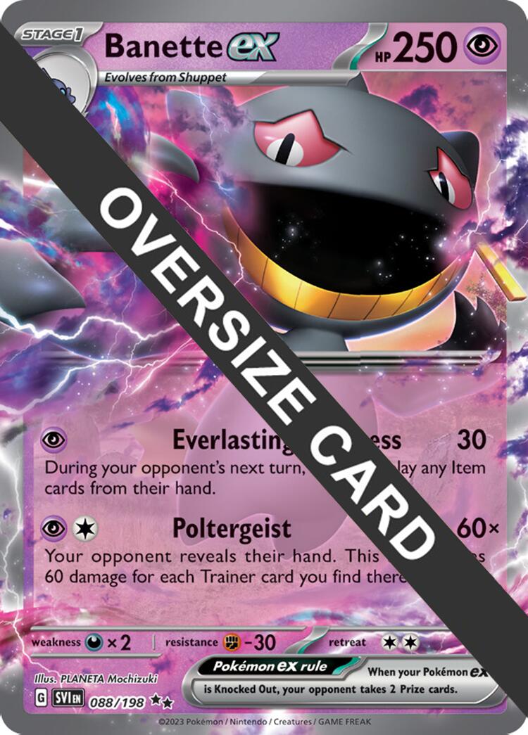 Banette ex (088) (Jumbo Card) [Scarlet & Violet: Base Set] | Dumpster Cat Games