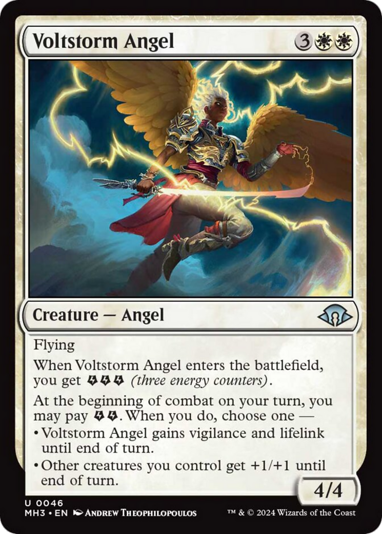 Voltstorm Angel [Modern Horizons 3] | Dumpster Cat Games