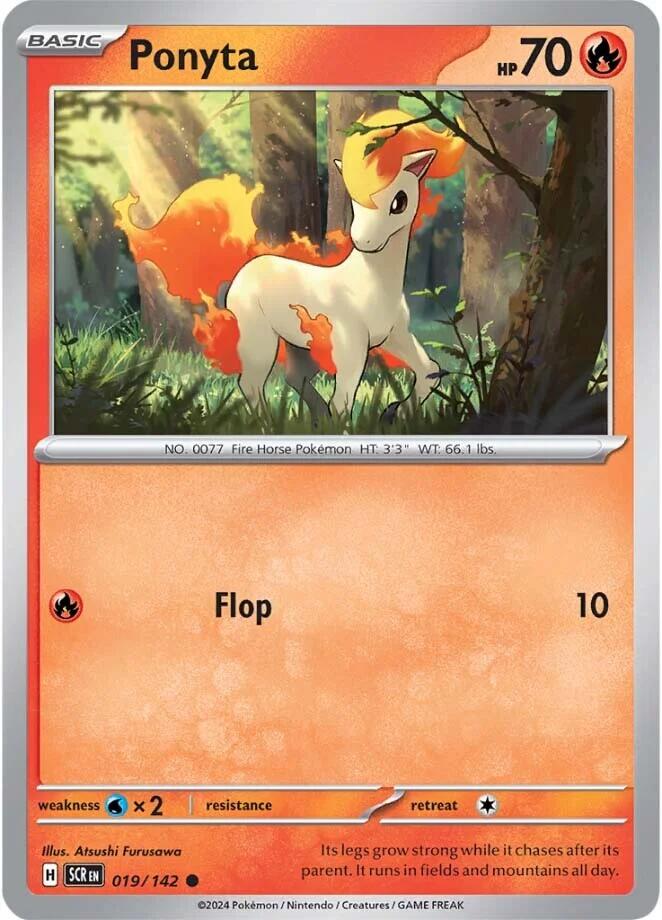 Ponyta (019/142) [Scarlet & Violet: Stellar Crown] | Dumpster Cat Games