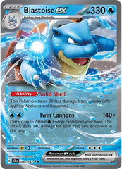 Blastoise ex (030/142) [Scarlet & Violet: Stellar Crown] | Dumpster Cat Games