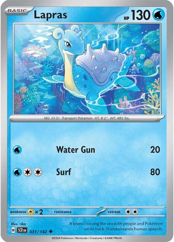 Lapras (031/142) [Scarlet & Violet: Stellar Crown] | Dumpster Cat Games