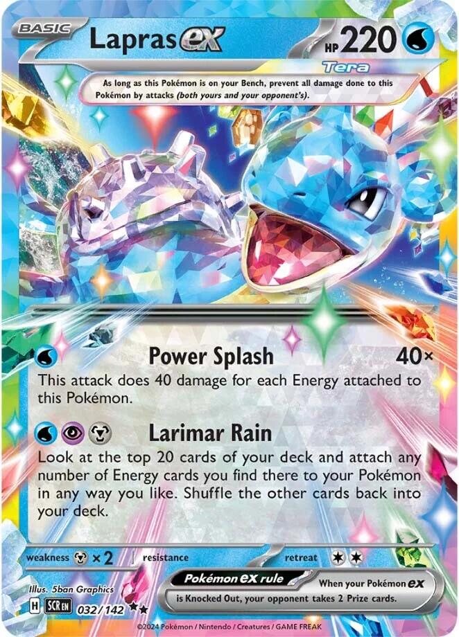 Lapras ex (032/142) [Scarlet & Violet: Stellar Crown] | Dumpster Cat Games