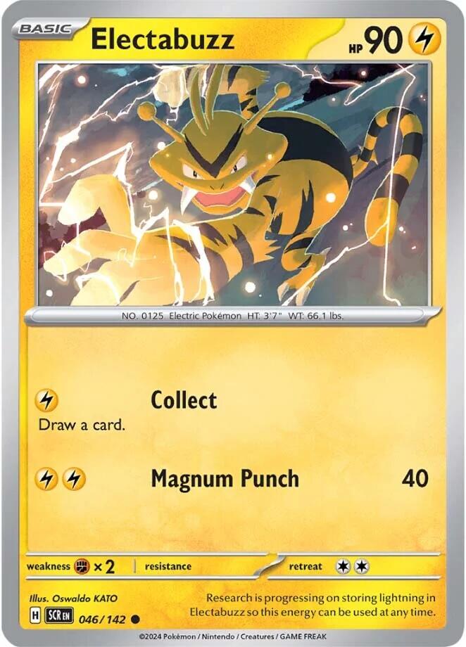 Electabuzz (046/142) [Scarlet & Violet: Stellar Crown] | Dumpster Cat Games